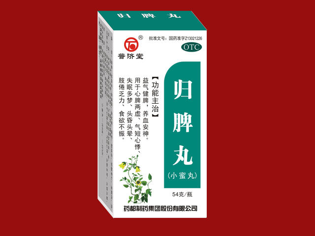 归脾丸（小蜜丸）