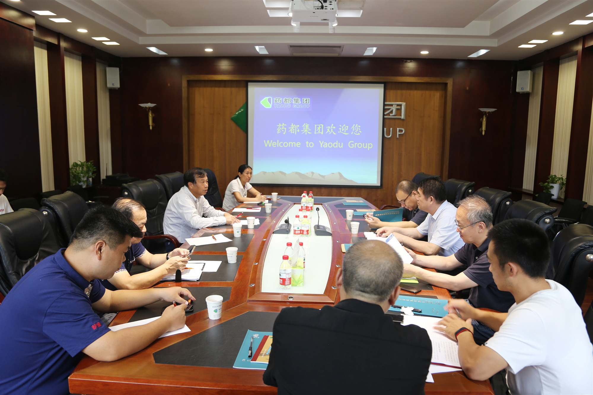 河北省药品监督管理局领导来我公司考察调研